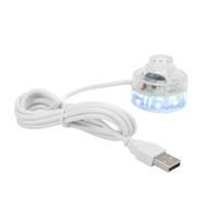 Panardinami LED baseino šviestuvai Spalvingas vandeniui atsparus mini akvariumo burbulinis šviestuvas tvenkiniui fontanui