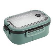 1200 ml Bento pietų dėžutė, dvigubo sluoksnio izoliuotas pietų dėžutės konteineris su šakute ir šaukštu studentams mėlyna