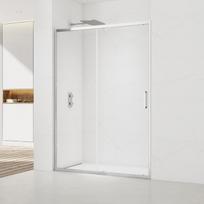Dušo durys į nišą SAT TEX chromo spalvos rėmas 120 cm plotis