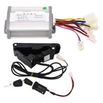 24V 1000W elektrinio triračio šepečiu valdiklio pedalo droselio komplektas Elektrinio dviračio pertvarkymo komplektas