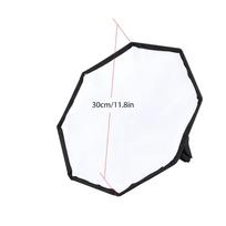 30 cm nešiojamasis universalus blykstės Softbox difuzorius, skirtas išorinei blykstei