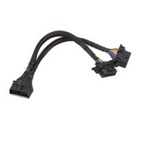 1–2 OBD adapterio skirstytuvo Y kabelio ilgintuvo laido automobilio diagnostikos nuskaitymo įrankis