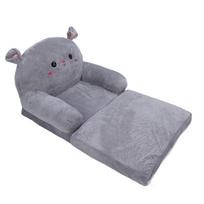 2 viename animacinis vaikiškas sulankstomas sofa-lova iš audinio ir kempinės, vėdinamas animacinis vaikiškas atlenkiamas sofa-lova
