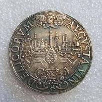 1642 m. Vokiečių atminimo kolekcionuojami suvenyrai Sidabrinės monetos įvairiaspalvis