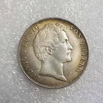 1845 m. Vokietijos atminimo kolekcionuojami suvenyrai Sidabrinės monetos
