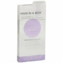 VOESH Procedūra rankoms su levandų ekstraktu Waterless Mani In A Box 3 in 1 Lavander Relieve Rinkinys