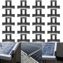 20vnt saulės kolektorių vandens nutekėjimo spaustukai PV modulių valymo spaustukai vandens nutekėjimui 30mm