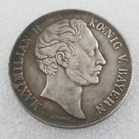1856 m. Vokiškos Atminimo Kolekcinės Suvenyrinės Sidabrinės Monetos įvairiaspalvis