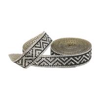 Rhinestone Chain 2 Yards 2cm Width Shiny Gloss Colours Texture DIY Crafts Ribbon for Wedding