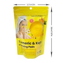 Ciberžolės Kojic Acid Cleansing Pad Veido priežiūra Giliai valomas Šveičiamasis Drėkinamasis Brightening 40 tablets
