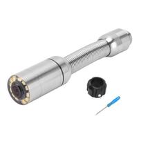 23 mm kanalizacijos tikrinimo kameros galvutė profesionali IP68 vandeniui atspari 15 mm sriegio skersmens vamzdžio nutekėjimas