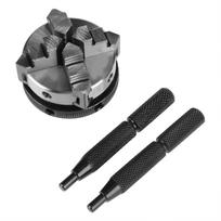 50 mm Mini 4 žandikaulių apverčiamas savaime centruojantis M14 sriegio tvirtinimo tekinimo staklės rankinis griebtuvas K0250