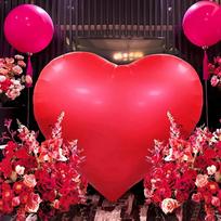 Valentino dienos meilės balionas didelis ypač didelis pasiūlymas išpažintis fono dekoras vakarėlis Valentino dienai vestuvės sužadėtuvės jubiliejus raudona