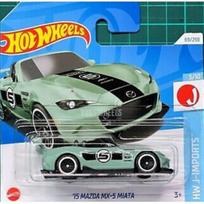 Hot Wheels Mainline Modeliukas 15 Mazda MX-5 Miata Green