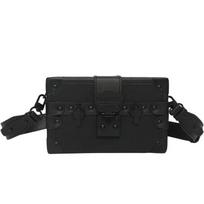 Unisex Crossbody Messenger Bag  Trendy Small Square Bag  Niche Design Box  elegant  classics  for men and women
