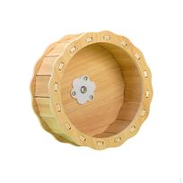 Žiurkėno mankštos ratas Bėgimo ratai Medinis Tylus Sukamasis Bėgikas Mažas Gyvūnėlis Sukamasis Bėgiojimas 12.5cm