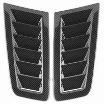 2 vnt. universalios variklio dangčio ventiliacijos angos variklio gaubto automobilio išorinės dalys, skirtos Focus RS MK2 stiliaus anglies pluoštui black