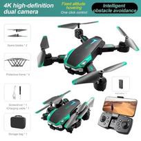 Naujas S25 Drone Professional HD ESC dvigubos kameros optinio srauto padėties nustatymo šepetėlis variklis WIFI FPV nuotolinio valdymo keturkopterio žaislo dovana Dual camera 1 battery žalia