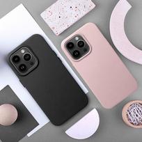 LEATHER MAG COVER case for SAMSUNG S25 PLUS in sand pink