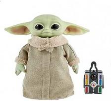 Ecost prekė po grąžinimo Star Wars Grogu, Vaikas, 30 cm pliušinis judantis RC žaislas iš Mandalorian