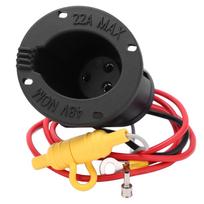 DC 48 Volt Powerdrive Charger Fuse Receptacle Charging Socket 101802101 Replacement for Club Car DS