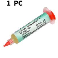 Originalus Amtech NC 559 Flux Welding Flux 10CC švirkšto srautas, skirtas lituoti ir lituoti elektronikos įrankiams ir BGA SMD PCB remontui