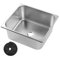 Įmontuojamas kriauklė L330 W300 H150mm 304 nerūdijančio plieno 40mm nutekėjimo anga kemperiui, laivui, virtuvei, vonios kambariui