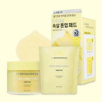 [BRING GREEN] Super Lemon Glutathione Toner Pad with Refill 150g 90P*2EA