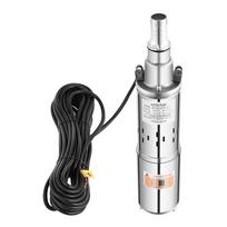 12 V saulės vandens siurblys Farm Ranch panardinamas drėkinimo gręžinio giluminio šulinio sraigtinis siurblys gręžinio anga Gilaus šulinio siurblys 180 W 5,28 GPM 12V&us sidabras