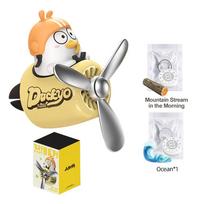 Cute Cat Car Air Freshener with Gold Propeller, Vehicle Vent Clip Diffuser with Natural Floral Scent, Gaming Style Car Aromatherapy