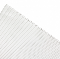 Kanalinis polikarbonatas 4 mm, skaidrus, 4, 6 m