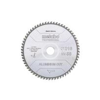 628443000 METABO FZ/TZ diskinis pjūklas 216x30x58z ALUMINIUM CUT PROFESSIONAL
