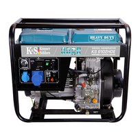 KS6102HDE KÖNNER - SÖHNEN dyzelinis generatorius 5,5 kW 230 V KS 6102HDE (EURO II)