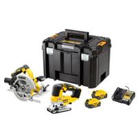 DCK2012P2T-QW DEWALT.COMBO 18V RINKINYS DCK2012P2T (DCS570 + DCS334) 2x5.0Ah