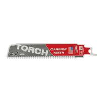 48005551 MILWAUKEE THE TORCH™ SU KARBIDINIAIS DANTUKAIS (NITRUS CARBIDE) PJŪKLELIAI TIESINIAM PJŪKLUI (150 MM, 5 VNT.)