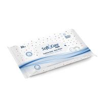 LEA Drėgnos servetėlės kūdikiams Soft-Care Talcum Baby Wipes 24vnt