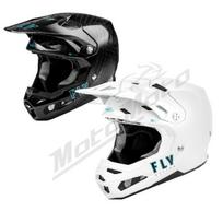 FLY RACING Formula S Carbon Solid krosinis šalmas