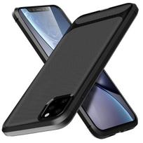 Dėklas telefonui Carbon protect skirtas Huawei P40 Lite E / Y7p, juodas