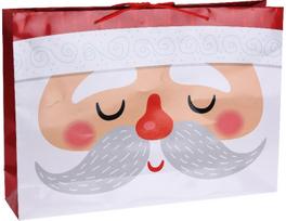 Kalėdinis dovanų maišelis X-MAS FACES HORIZON, 48x11x34 cm