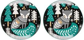 Lėkštė SAGA FOX GREEN, 2 vnt.