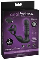 Prostatos masažuoklis Anal Fantasy Elite Ass-Gasm Slide & Glide P-Spot, juodas