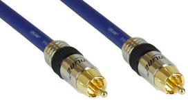 Intos InLine coaxial cable, male to male, round RCA (S/PDIF), 20 m (89820P)