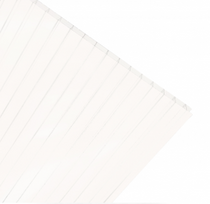 Kanalinis polikarbonatas Opal 10 mm, baltas, 2, 3 m