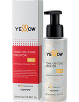 Yellow plaukų tonizuojanti priemonė, mažina Ph Yellow Tone On Tone Creator 100ml