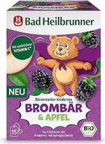 "Bad Heilbrunner" ekologiška vaikiška arbata "Bear Strong", gervuogių obuolys, vaisių arbata su vitaminu C, palaiko imuninę sistemą, veganiška ir be glitimo (5 x 15 filtrų maišelių)