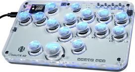 "Sehawei Arcade Fight Stick" 16 klavišų su visais mygtukais, "Custom RGB" ir "Turbo" funkcijomis, arkadinis valdiklis "Street Fight", skirtas PC/PS3/PS4/Switch/Steam žaidimų klaviatūrai, palaiko "Hot Swap" ir SOCD (G16)