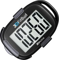 3DFitBud Easy Pedometer 3D žingsniamatis su spaustuku ir dirželiu A420S