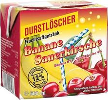 Durstlöscher Bananų ir vyšnių vaisių sulčių gėrimas 500 ml