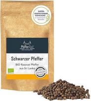 Juodieji pipirai, ekologiški Rasavat pipirai, sveiki, aukščiausios kokybės, tiesiai iš prieskonių sodo Šri Lankoje, 500 g Pfefferdieb®