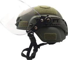 N / A Airsoft taktinis apsauginis šalmas, Mich 2000 veiksmo versijos taktinis šalmas su NVG laikikliu ir apsaugine kauke, skirta Airsoft Paintball CS lauko žaidimams